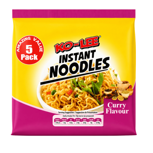 KO LEE INSTANT NOODLES CURRY 5*70G
