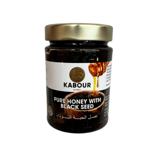KABOUR WITH BLACK SEEDS HONEY 370 GR