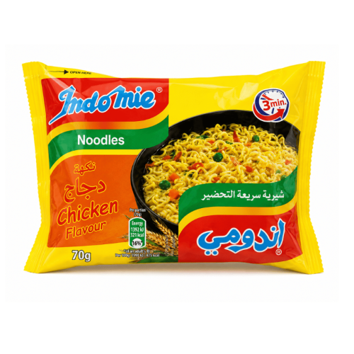 INDOMIE NOODLES CHICKEN FLAVOUR 70G INDOMIE NOODLES CHICKEN FLAVOUR 70G