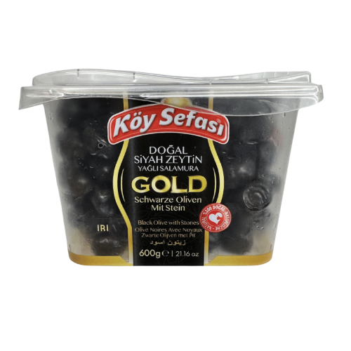 KOY SEFASI GOLD BLACK OLIVES 600 GR