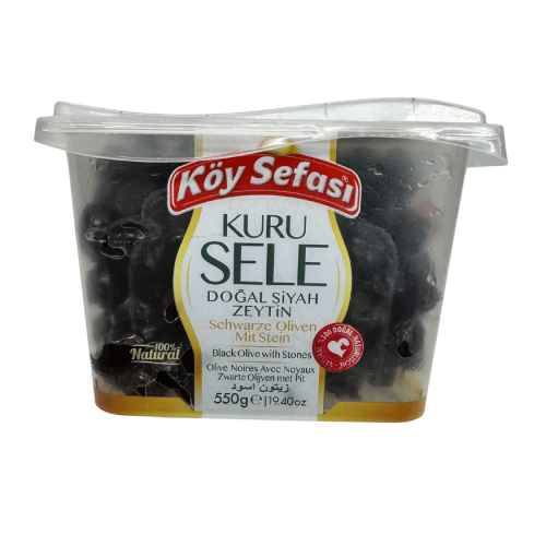 KOY SEFASI BLACK OLIVE KURU SELE 550GR KOY SEFASI BLACK OLIVE KURU SELE 550GR