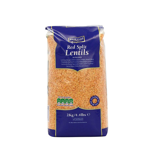 EE RED SPLIT LENTILS 2 KG