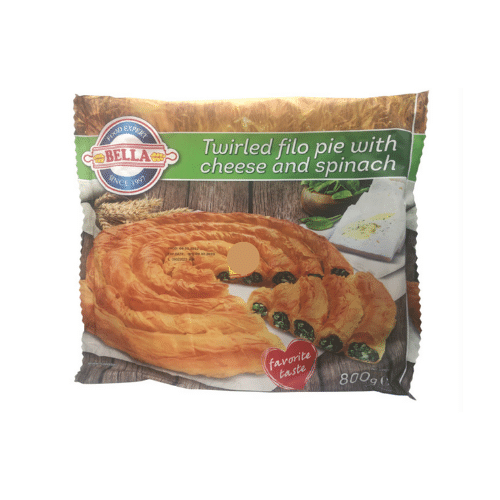 BELLA FAMILY PIE SPINACH&CHEESE PASTRY 800 GR