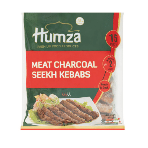 HUMZA MEAT CHARCOAL KEBABS 750 GR