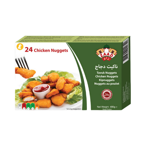 ZAAD 24 CHICKEN NUGGETS 480 GR
