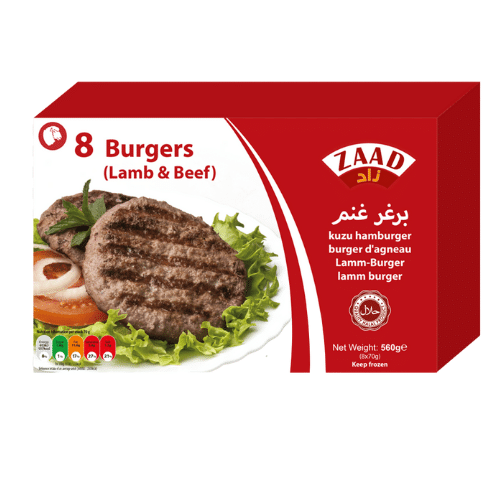 ZAAD 8 LAMB BURGER  560G