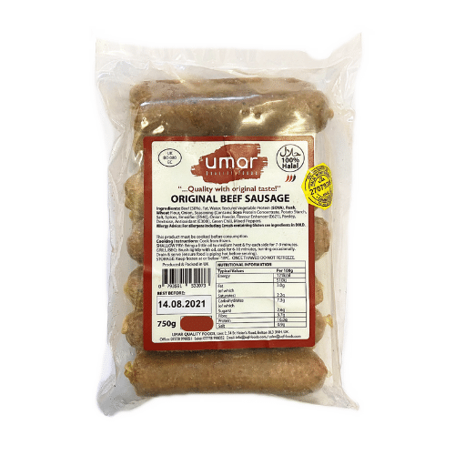 UMAR BEEF SAUSAGE 750 GR