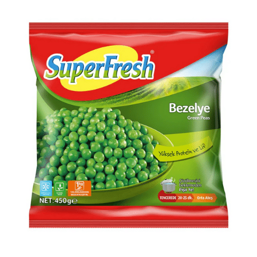SUPERFRESH GARDEN PEAS 450 GR