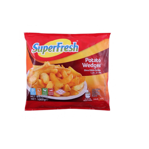 SUPERFRESH POTATO WADGES  1KG