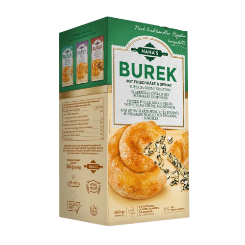 NANA`S BUREK DOUGH FILLED SPINACH 560 GR