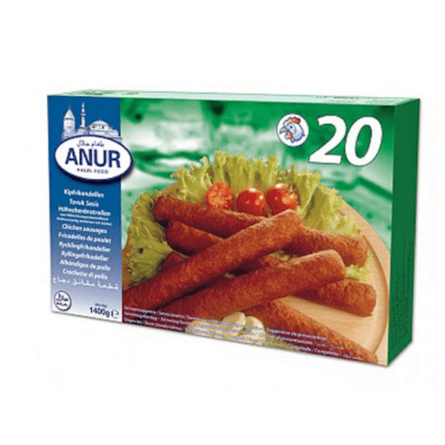 ANUR 20 CHICKEN SAUSAGES 1400G