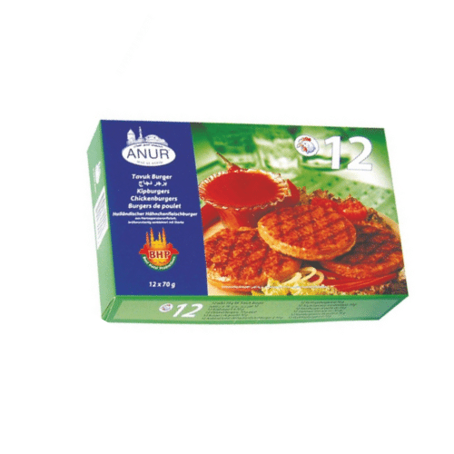 ANUR 12 CHICKEN BURGERS 12PCS
