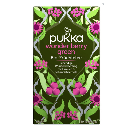 PUKKA ORGANIC WONDER BERRY GREEN TEA 40 GR