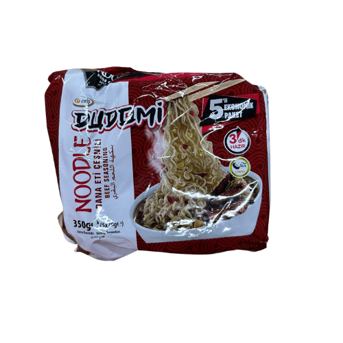 DUDOMI BEEF NOODLE 5 PACK 350 GR