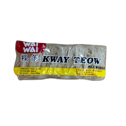 WAI WAI KWAY TEOW RICE NOODLES  400 GR