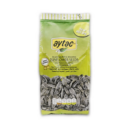 AYTAC BLACK SALTED SUNFLOWER SEEDS 80G AYTAC BLACK SALTED SUNFLOWER SEEDS 80G