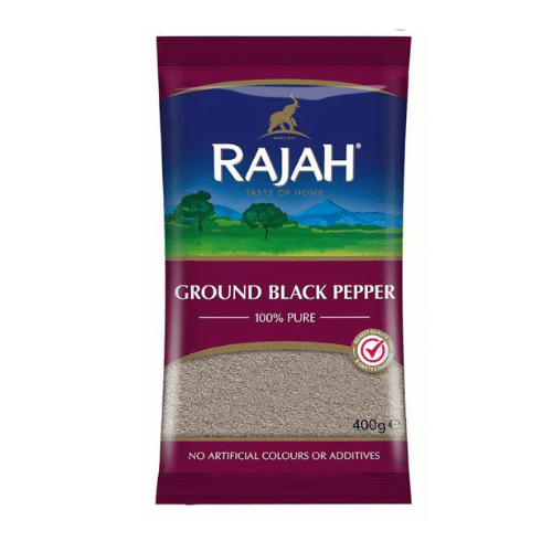 RAJAH GROUND BLACK PEPPER 400 GR