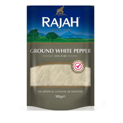 RAJAH GROUND WHITE PEPPER 100 GR