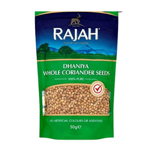 RAJAH DHANIYA CORIANDER SEEDS 50 GR