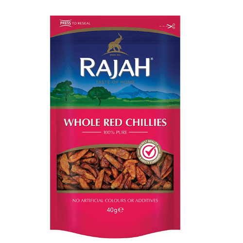 RAJAH WHOLE RED CHILLIES 40G