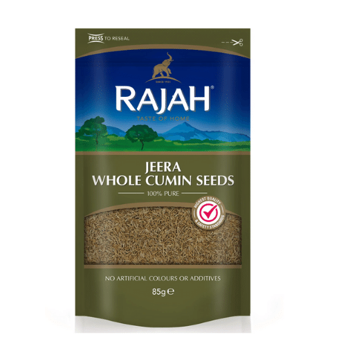 RAJAH JEERA WHOLE CUMIN SEEDS 85 GR