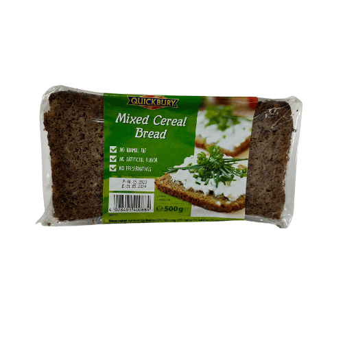QUICKBURY MIXED CEREAL BREAD 500 GR