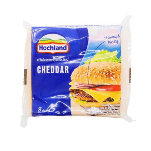 HOCHLAND CHEDDAR SLICED CHEESE 130 GR