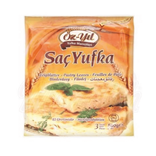OZ YUL SAC YUFKA SQUARE PASTRY LEAVAES 500G