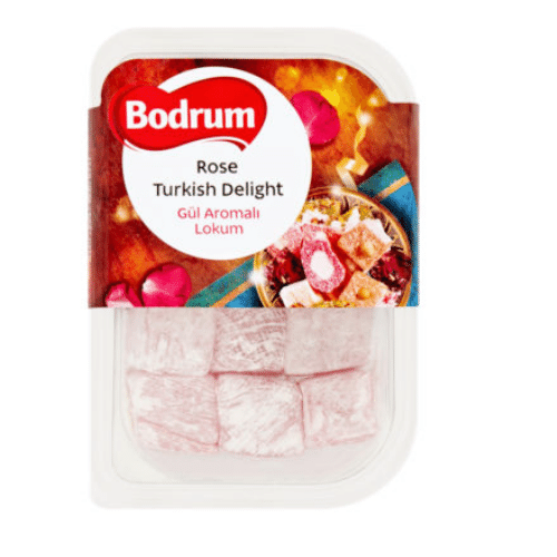 BODRUM TURKISH DELIGHT ROSE ROLLED 250G