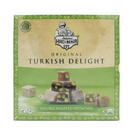 HACIBEKIR TURKISH DELIGHT DOUBLE ROASTED PISTACHIO  350G