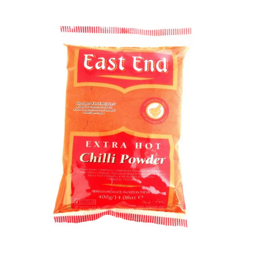 EE  EXTRA HOT CHILLI POWDER 400 GR