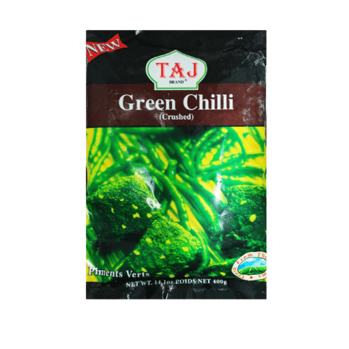 TAJ CRUSHED GREEN CHILLI 400G