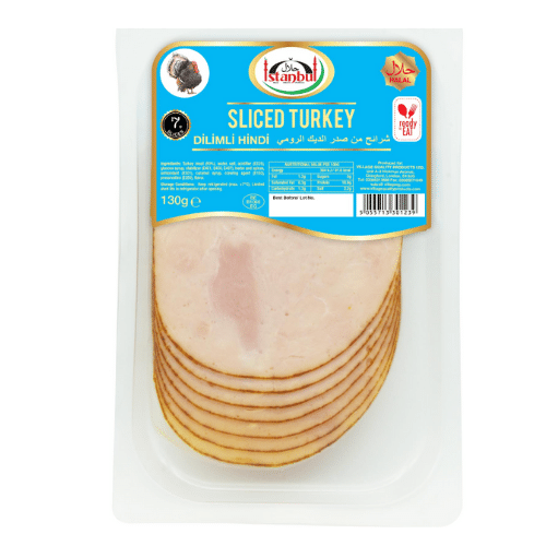 ISTANBUL SLICED TURKEY BREAST 130G