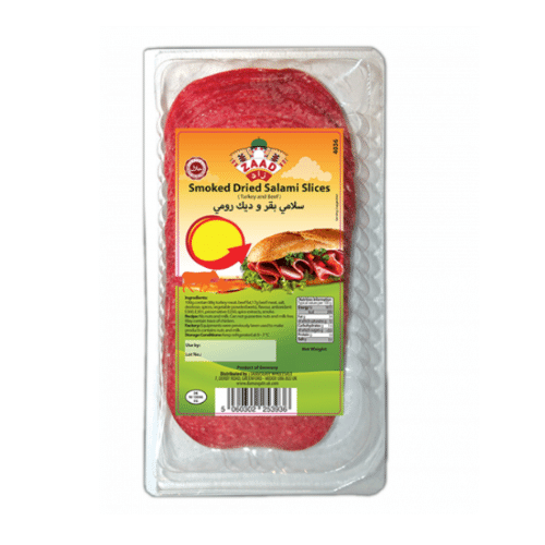 ZAAD SMOKED DRIED SALAMI SLICES 200 GR