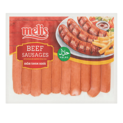 MELIS CHICKEN SAUSAGES WITH BEEF 500 GR