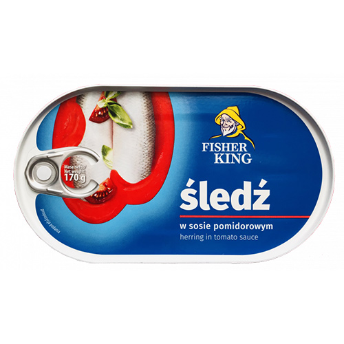 FISHER KING HERRING FILLET MEXICAN SAUCE 170 GR FISHER KING HERRING FILLET MEXICAN SAUCE 170 GR