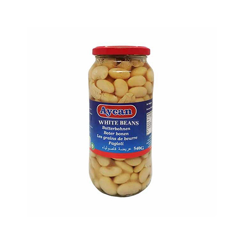 AYCAN WHITE BEANS IN JAR 540G
