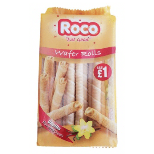 ROCO WAFER ROLLS VANILLA 250 GR