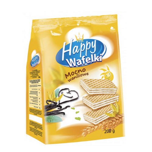 HAPPY WAFERS VANILLA 200 GR
