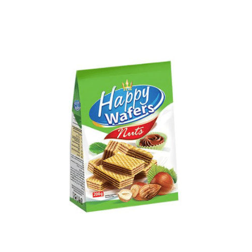 HAPPY WAFERS NUTS 200 GR