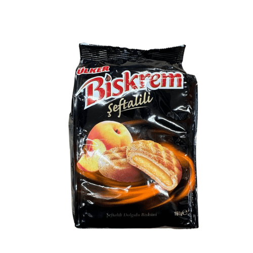 ULKER BISKREM PEACH 160 GR
