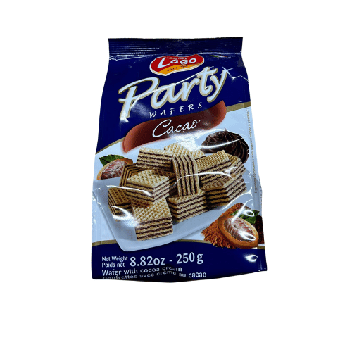 LAGO PARTY WAFERS CACAO 250 GR