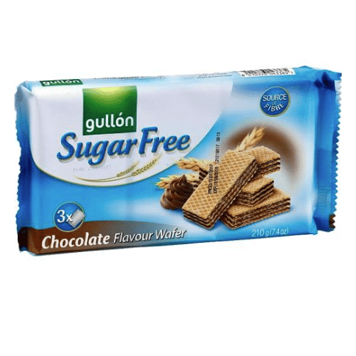GULLON CHOCOLATE WAFER SUGAR FREE 210 GR