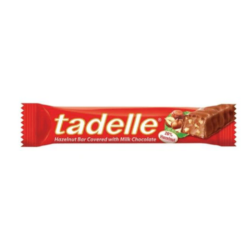TADELLE HAZELNUT BAR WITH MILK CHOCOLATE 30 GR