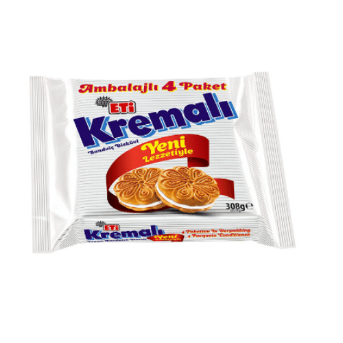 ETI CREAM SANDWICH BISCUIT 308G