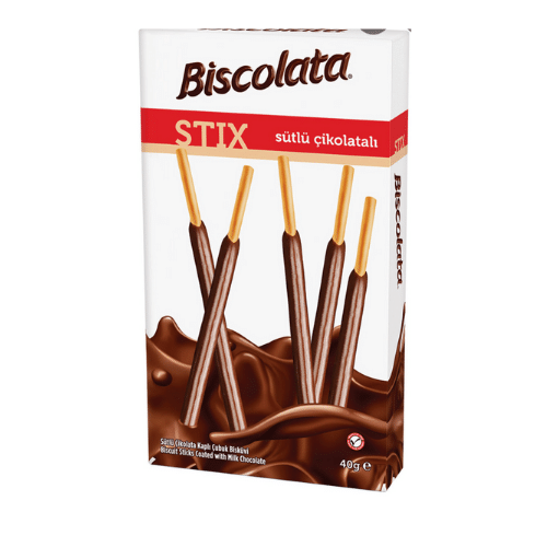 BISCOLATA STIX BISCUIT STICKS  40 GR
