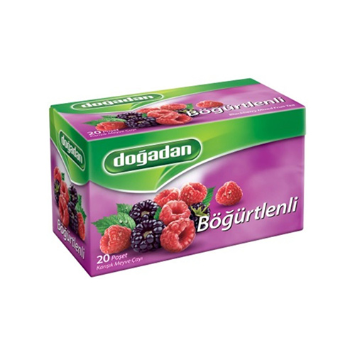 DOGADAN BOGURTLEN KARISIK MEYVELI CAY 20lik DOGADAN BOGURTLEN KARISIK MEYVELI CAY 20lik
