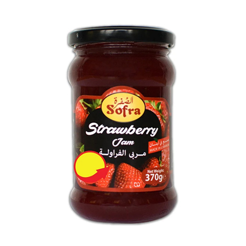 SOFRA STRAWBERRY JAM 370G