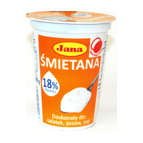 JANA SMIETANA 18% CREAM 400 GR
