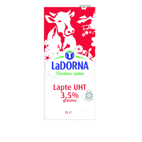 LADORNA UHT MILK 3.5% 1 LT